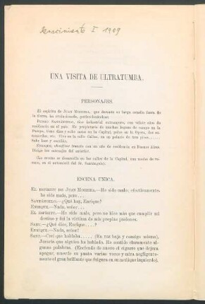 Una visita de ultratumba.