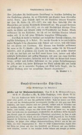 368-375 Empfehlenswerthe Schriften