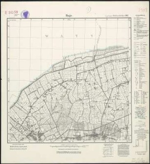 Meßtischblatt 917 : Hage, 1933 : Hage. - Aufn. 1891, Nachtr. 1925. - 1:25000. - [Berlin]: Reichsamt für Landesaufnahme, 1933. - 1 Kt.