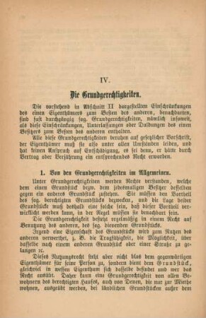 IV. Die Grundgerechtigkeiten