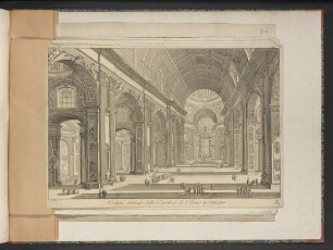St. Peter, Rom (Kopie nach Piranesi, Vedute di Roma)