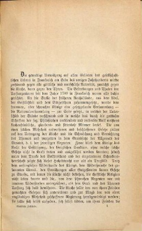 Die kirchlichen Zustände in Preußen und die Berufung und Thätigkeit des Herrn von Geissel als Cölner Oberhirte : auf Grund hinterlassener Originalien