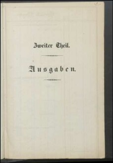 Hauptgeldrechnung der Steinkohlengrube Odenbach-Roth