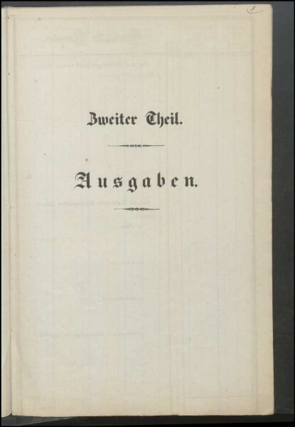 Hauptgeldrechnung der Steinkohlengrube Odenbach-Roth