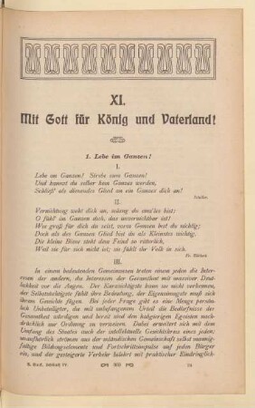 [a) Staat, König und Volk]