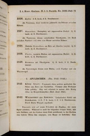 71, 2. Apulisches. No. 1841-1846.