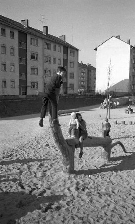 Spielplatz im neuen Wohngebiet Lohn-Lissen.