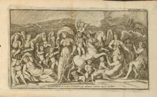 Abbildung: Tab. XXVIIII. Endymion dormiens Lunam coelo deducere amoris ...