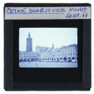 Budweis, Přemysl-Ottokar-II.-Platz,Budweis, Schwarzer Turm