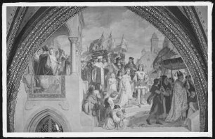 Meißen. Albrechtsburg, Verlobungszug d.Prinzen Albrecht
