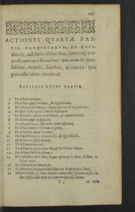 Actiones quartae partis