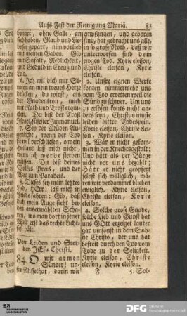 Vom Leiden und Sterben JEsu Christi.