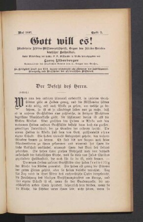 Heft 5. Mai 1897