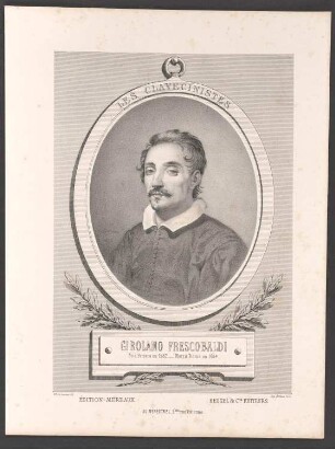 Porträt Girolamo Frescobaldi (1583-1643)