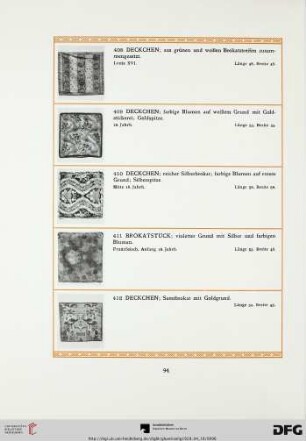 Textilien (Nr. 408-512)