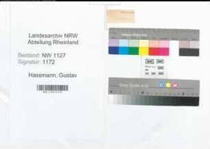 Entnazifizierung Gustav Hassmann , geb. 18.09.1886 (Lehrer)