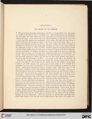Chapter I: The history of the temples