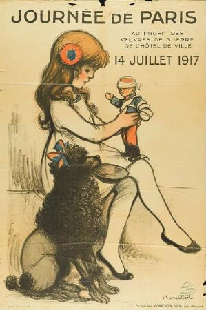 Journée de Paris. Au profit des œuvres de guerre de l’hôtel de ville 14 juillet 1917