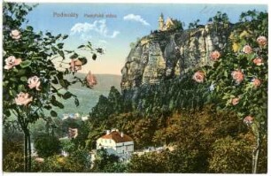 Bodenbach a. Elbe. Schäferwand mit Bergschloß (1905)