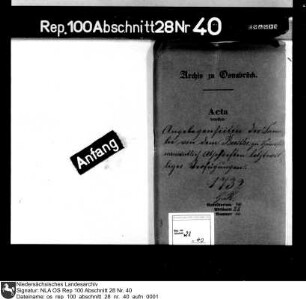 Angelegenheiten der Familie von dem Bussche zu Hünnefeld Enthält u.a.: Testamentsabschriften
