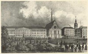 Leipzig. Augustusplatz mit Augusteum
