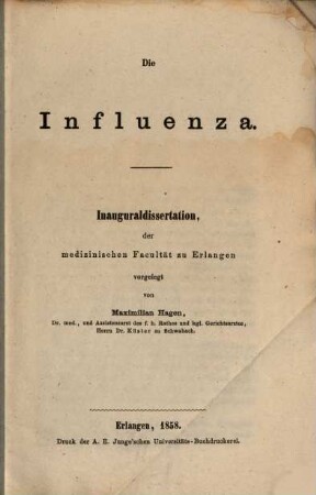 Die Influenza