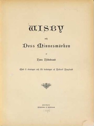 Wisby och dess minnesmürken