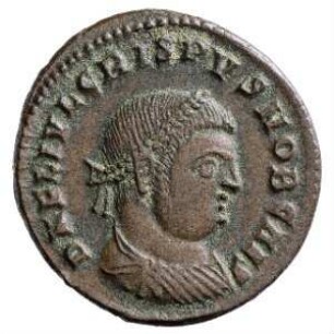 Münze, Follis, Aes 3, 321 - 324 n. Chr.