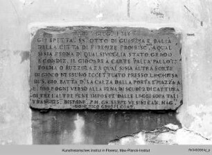 Spielverbot bei San Giovanni Battista della Calza