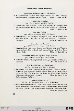 Gemälde alter Meister (Nr. 76-157)