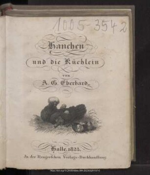 Hanchen und die Küchlein