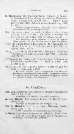 14. Glashütten.