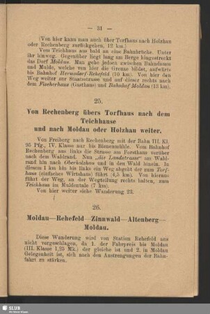26. Moldau - Rehefeld - Zinnwald - Altenberg - Moldau