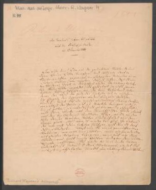 An Weber's letzter Ruhestätte auf dem Friedhof zu Dresden am 15 December 1844