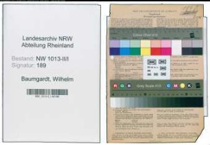 Entnazifizierung Wilhelm Baumgardt , geb. 29.06.1902 (Ingenieur)