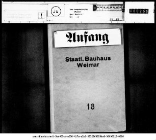 Beziehungen zu der durch Abtrennung vom Bauhaus am 1. April 1921 errichteten Staatlichen Hochschule für bildende Kunst in Weimar