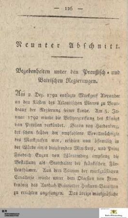 IX. Abschnitt