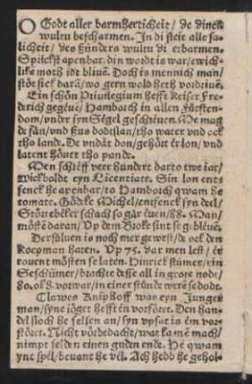 O Godt aller barmherticheit/ de dinen || wultu bescharmen.