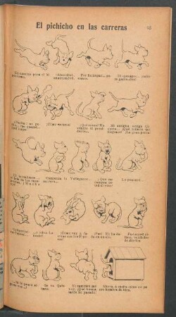 El pichicho en las carreras - [Cómic]