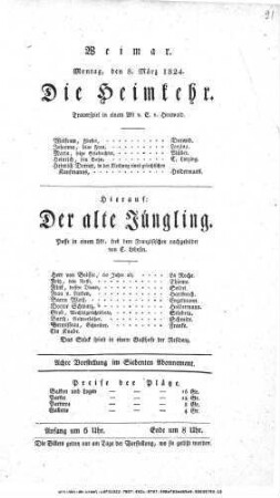 Der alte Jüngling