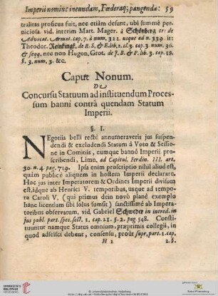 Caput Nonum