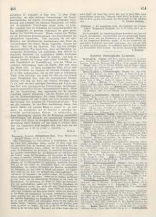 453-454 [Rezension] Nonnemann, Friedrich, Christenthums Ende