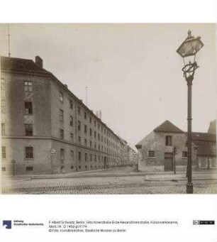 Berlin, Gitschinerstraße Ecke Alexandrinenstraße, Kürassierkaserne