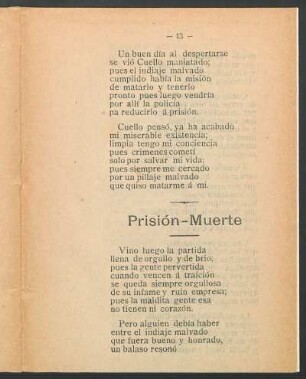 Prisión - Muerte