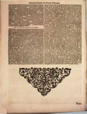 Biblia : Da is De gantsche H. Schrifture, vervattende alle Canonycke Boecken des Ouden en des Nieuwen Testaments ; Uyt de Oorspronckelicke talen in onse Nederlandtsche tale getrouwelick overgeset