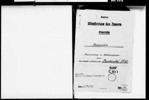 Verteilung der Bundesmittel für den sozialen Wohnungsbau 1952