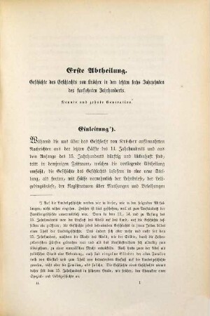 Geschichte des Geschlechts von Kröcher. [1],2, Funfzehntes bis neunzehntes Jahrhundert