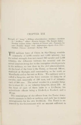 Chapter XXI. Strenght of "Army" ...