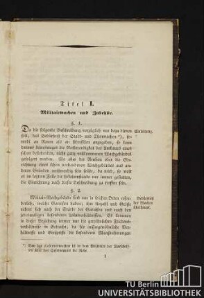 §. 2. Bedürfniß der Wachen überhaupt