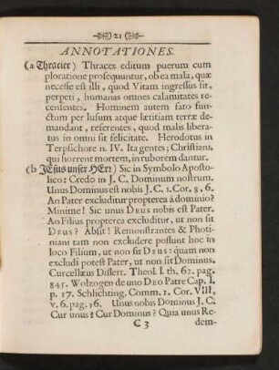 Annotationes.